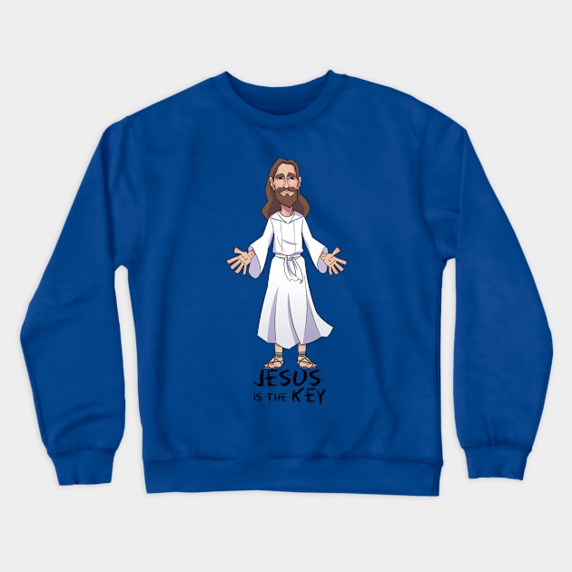 Jesus is the Key2 Crewneck Sweatshirt by WithCharity